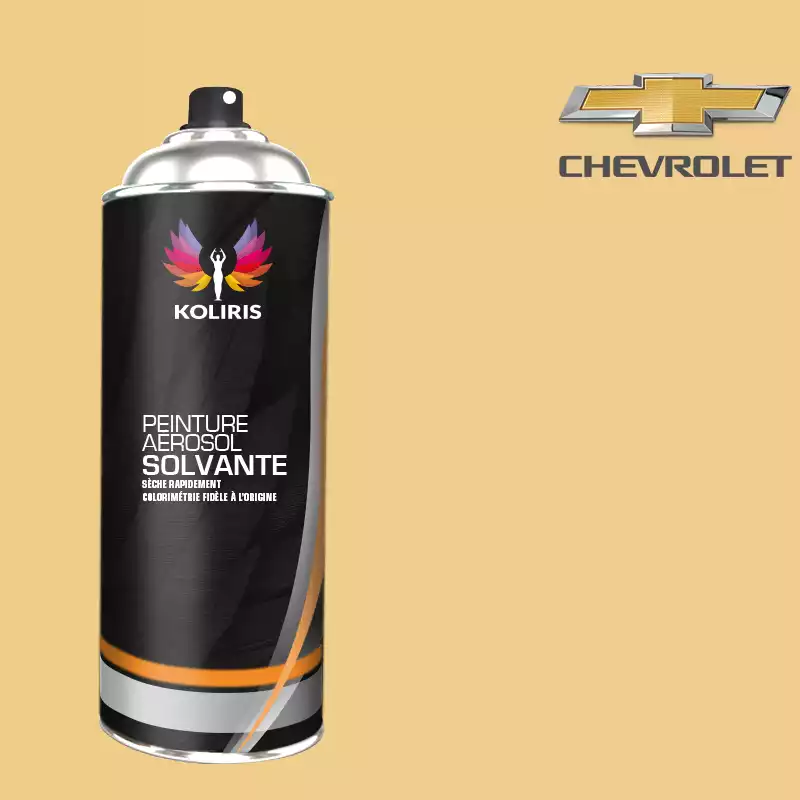 Bombe de peinture voiture solvant Chevrolet 400ml