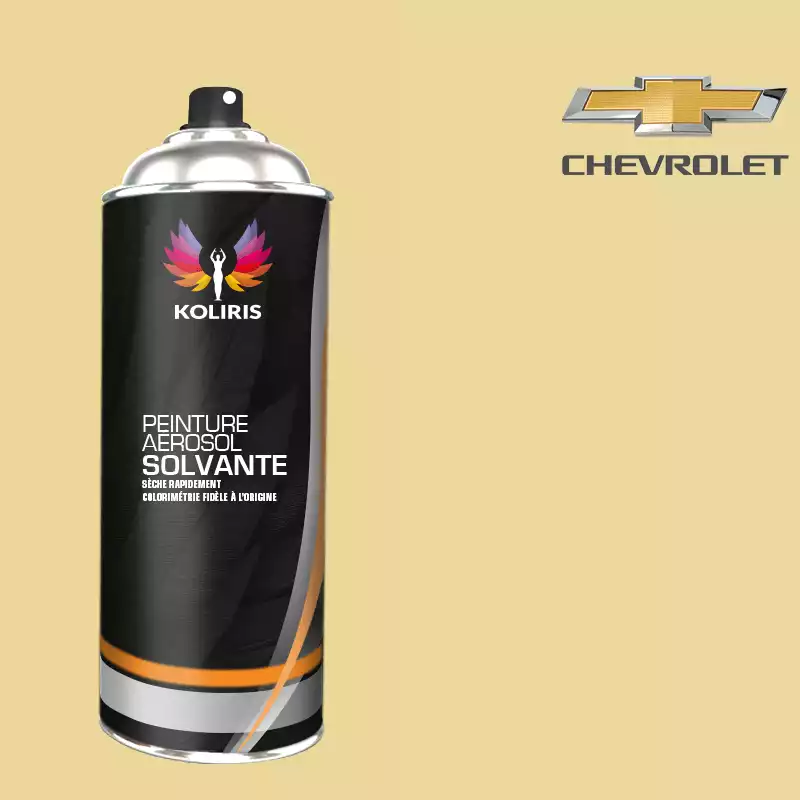 Bombe de peinture voiture solvant Chevrolet 400ml