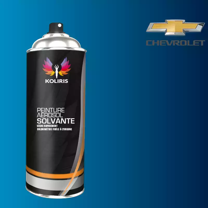 Bombe de peinture voiture solvant Chevrolet 400ml