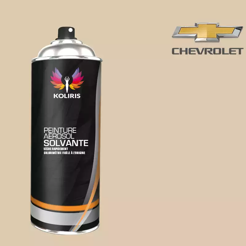 Bombe de peinture voiture solvant Chevrolet 400ml