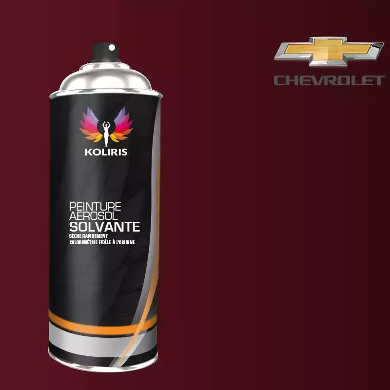 Bombe de peinture voiture solvant Chevrolet 400ml