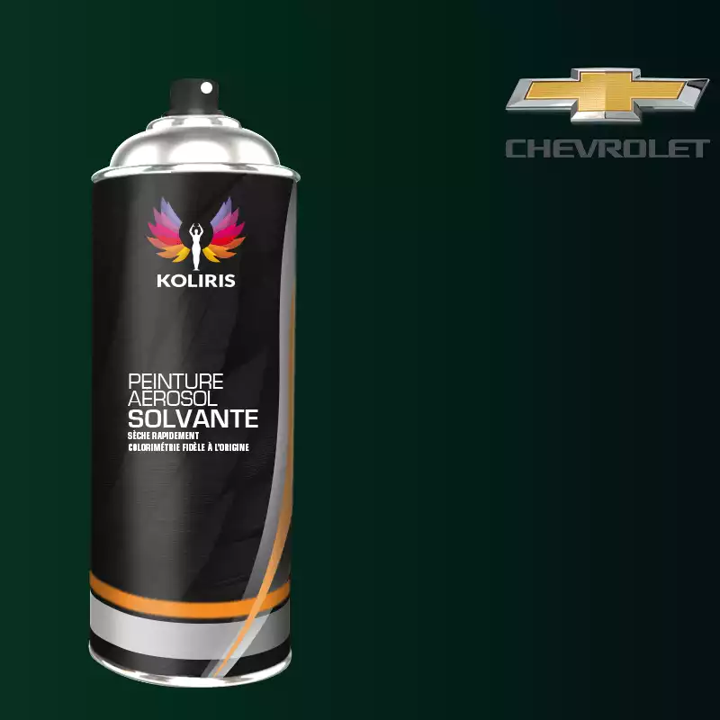 Bombe de peinture voiture solvant Chevrolet 400ml