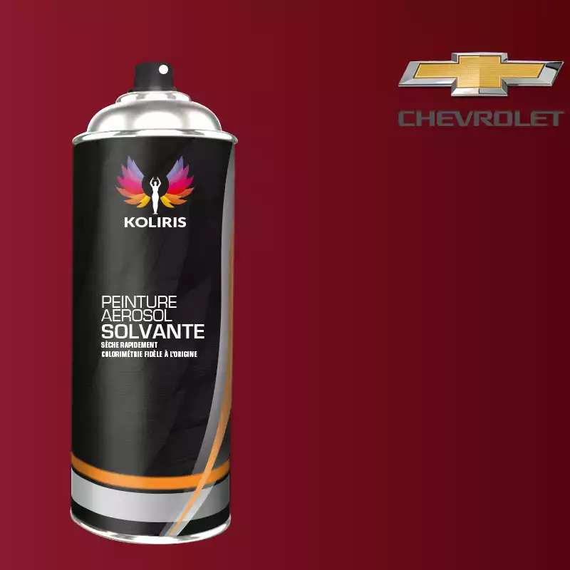 Bombe de peinture voiture solvant Chevrolet 400ml