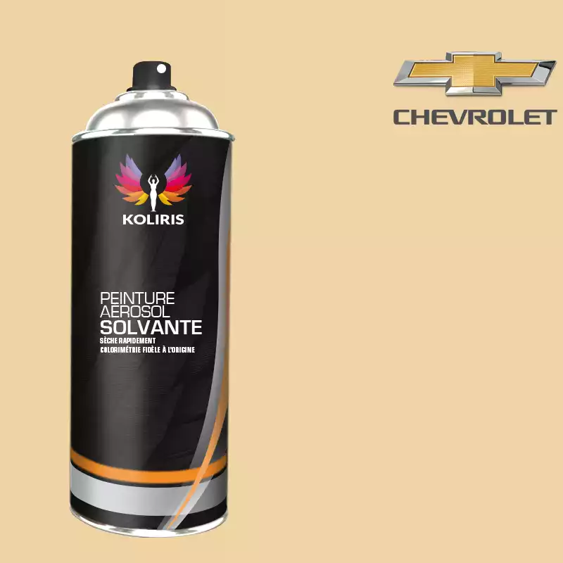 Bombe de peinture voiture solvant Chevrolet 400ml