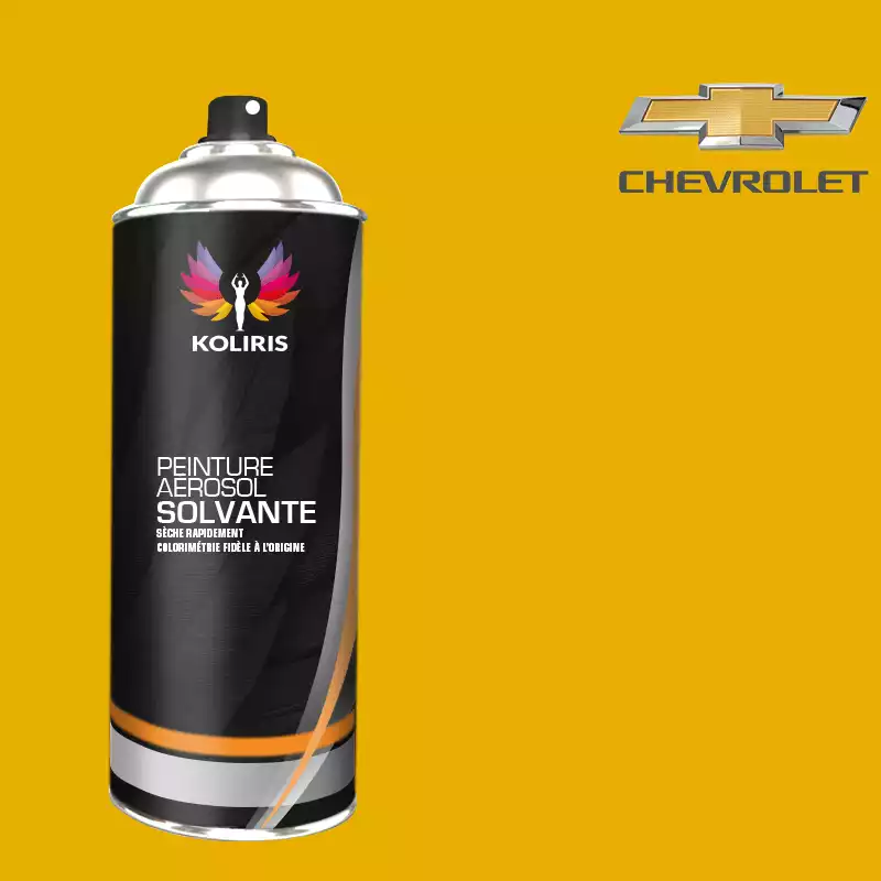 Bombe de peinture voiture solvant Chevrolet 400ml