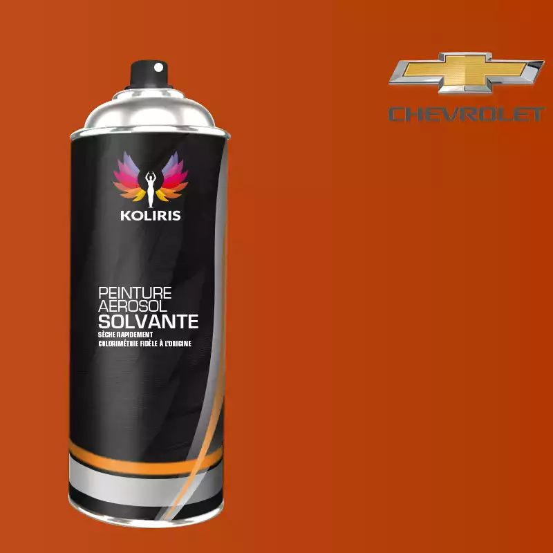 Bombe de peinture voiture solvant Chevrolet 400ml