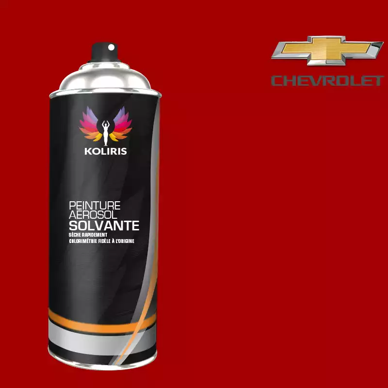 Bombe de peinture voiture solvant Chevrolet 400ml