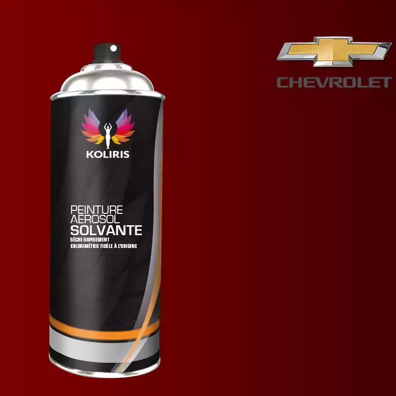 Bombe de peinture voiture solvant Chevrolet 400ml