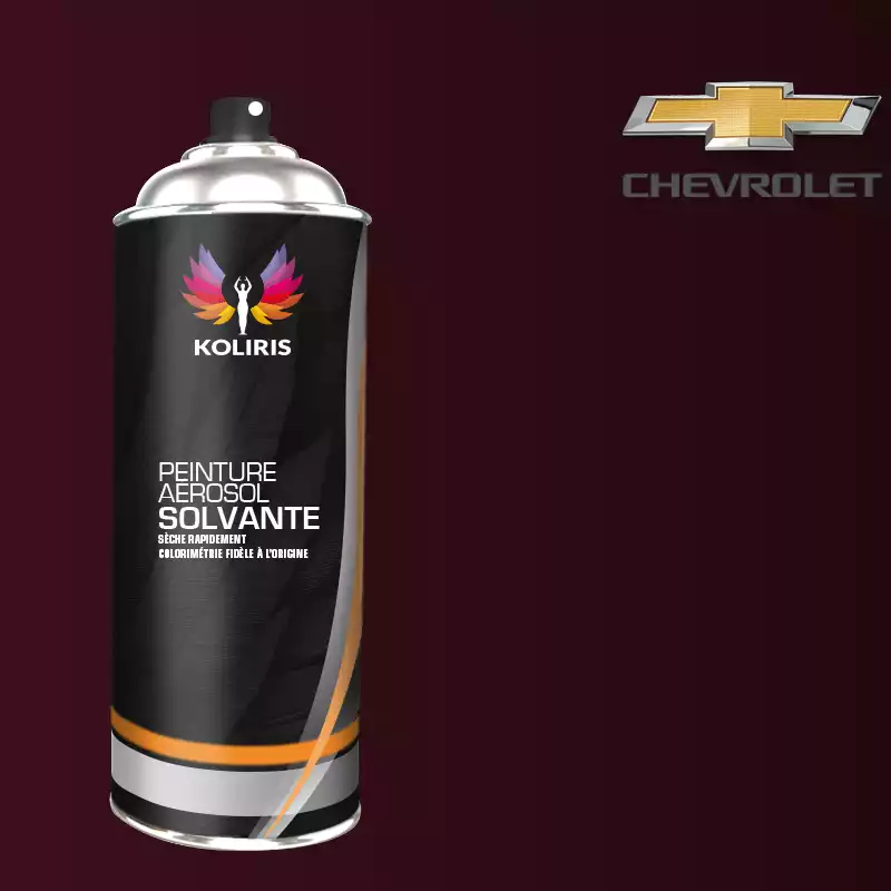 Bombe de peinture voiture solvant Chevrolet 400ml