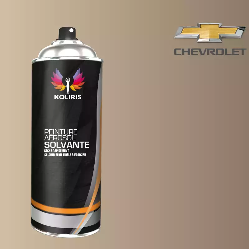 Bombe de peinture voiture solvant Chevrolet 400ml