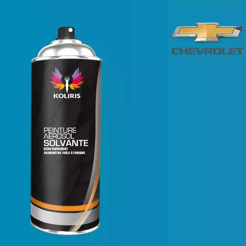 Bombe de peinture voiture solvant Chevrolet 400ml