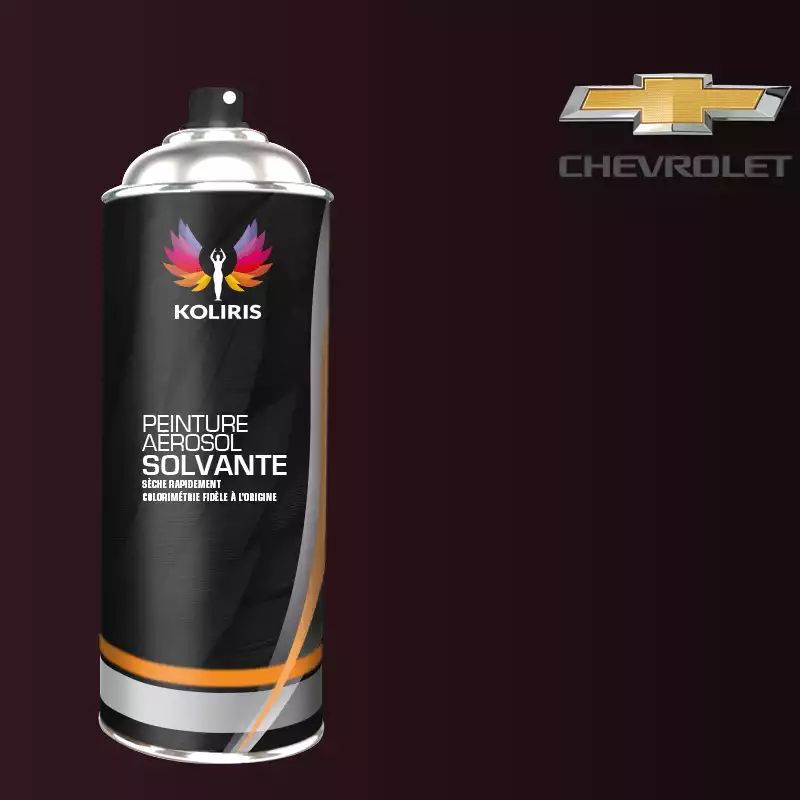 Bombe de peinture voiture solvant Chevrolet 400ml