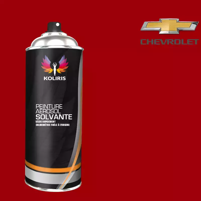 Bombe de peinture voiture solvant Chevrolet 400ml