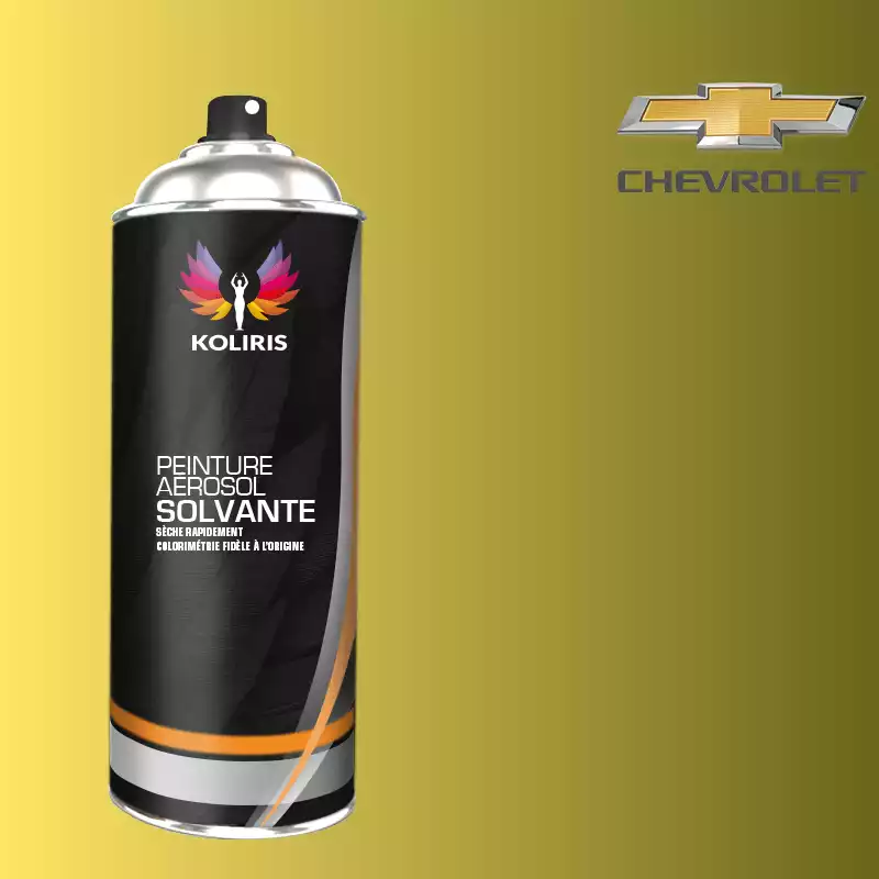 Bombe de peinture voiture solvant Chevrolet 400ml