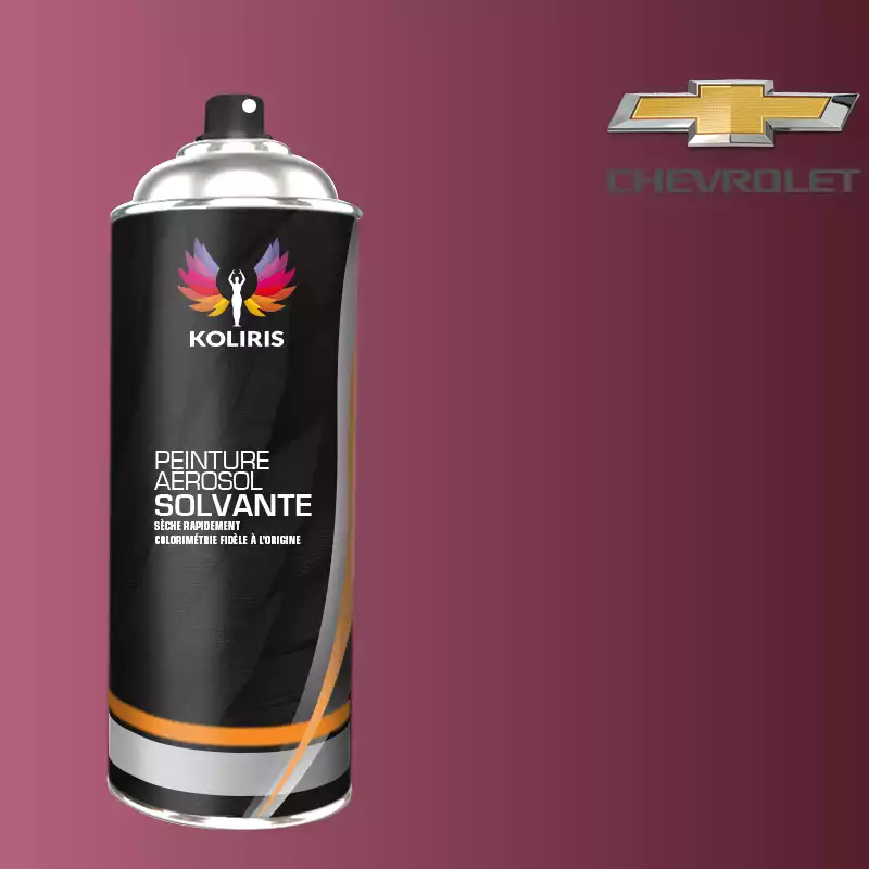 Bombe de peinture voiture solvant Chevrolet 400ml