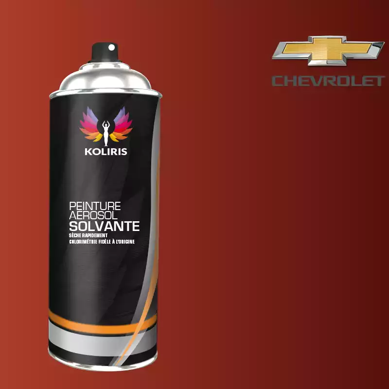 Bombe de peinture voiture solvant Chevrolet 400ml