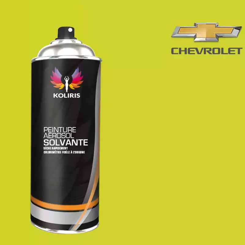 Bombe de peinture voiture solvant Chevrolet 400ml