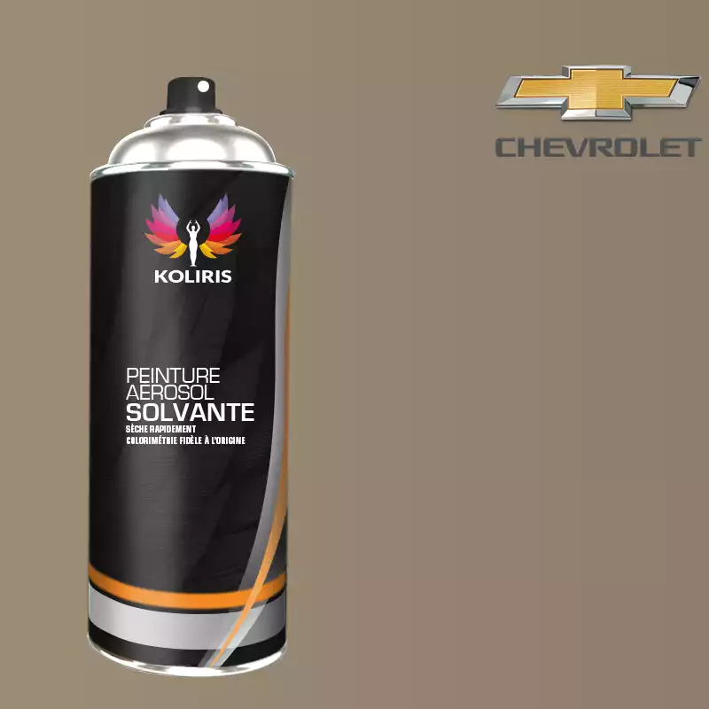 Bombe de peinture voiture solvant Chevrolet 400ml