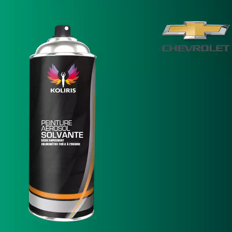 Bombe de peinture voiture solvant Chevrolet 400ml