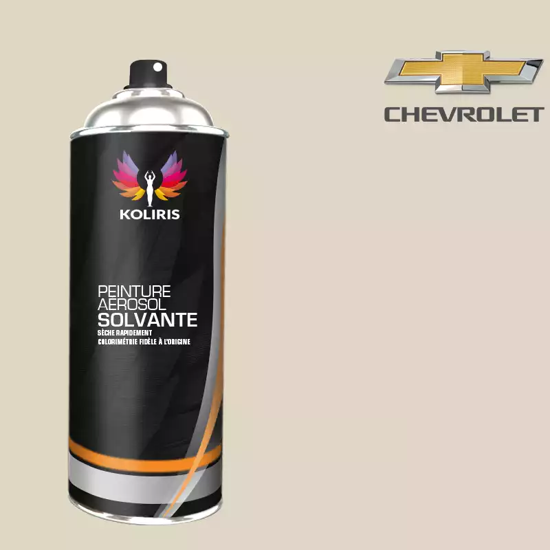 Bombe de peinture voiture solvant Chevrolet 400ml