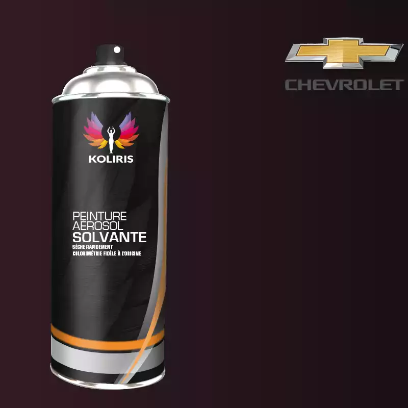 Bombe de peinture voiture solvant Chevrolet 400ml