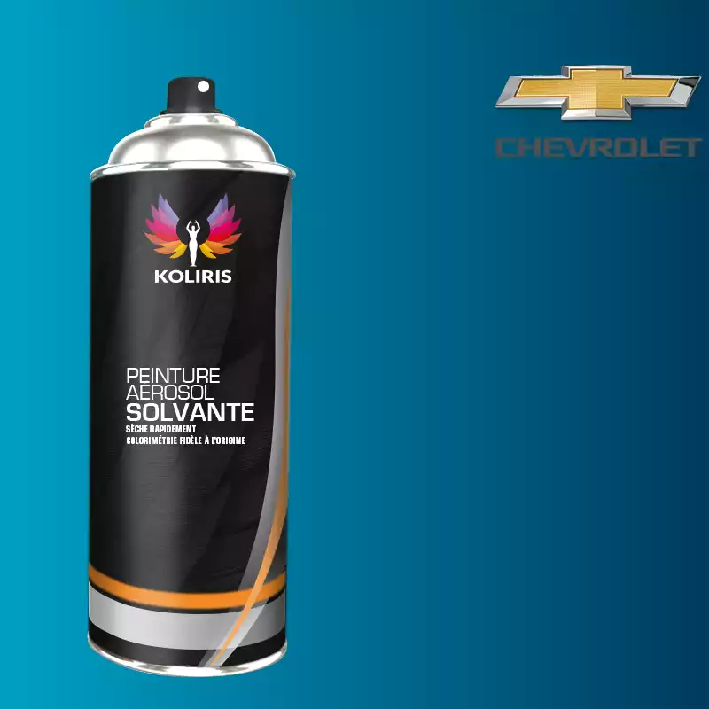 Bombe de peinture voiture solvant Chevrolet 400ml