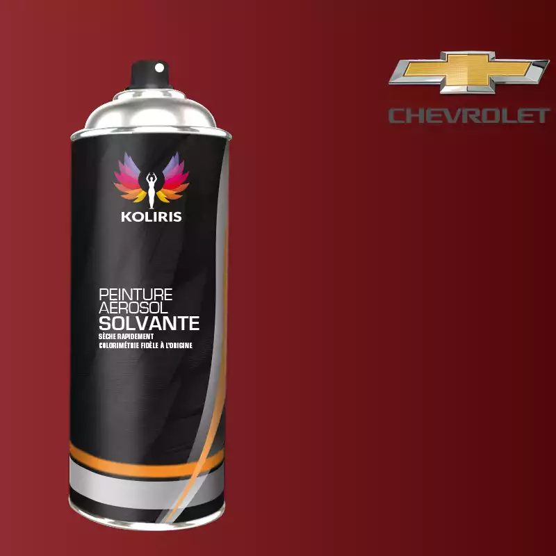 Bombe de peinture voiture solvant Chevrolet 400ml