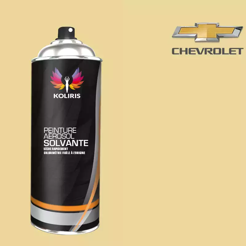 Bombe de peinture voiture solvant Chevrolet 400ml