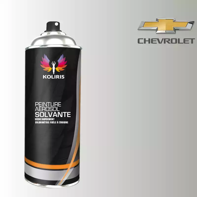 Bombe de peinture voiture solvant Chevrolet 400ml