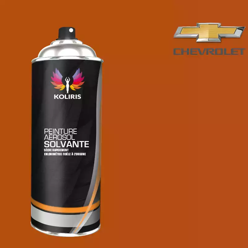 Bombe de peinture voiture solvant Chevrolet 400ml