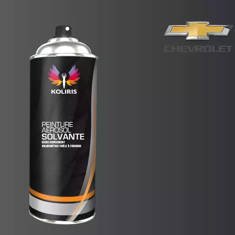 Bombe de peinture voiture solvant Chevrolet 400ml