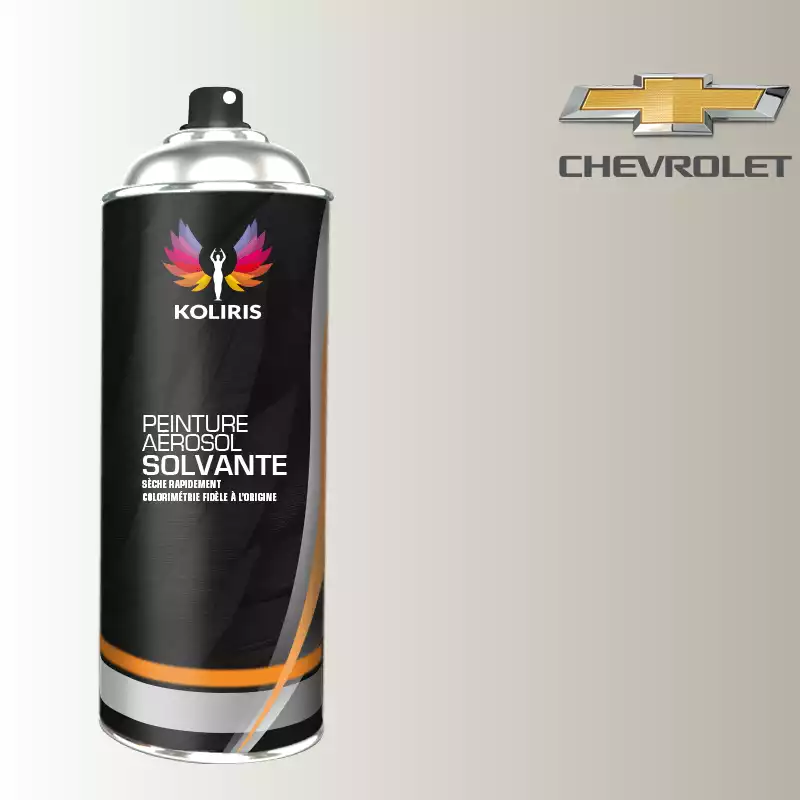 Bombe de peinture voiture solvant Chevrolet 400ml