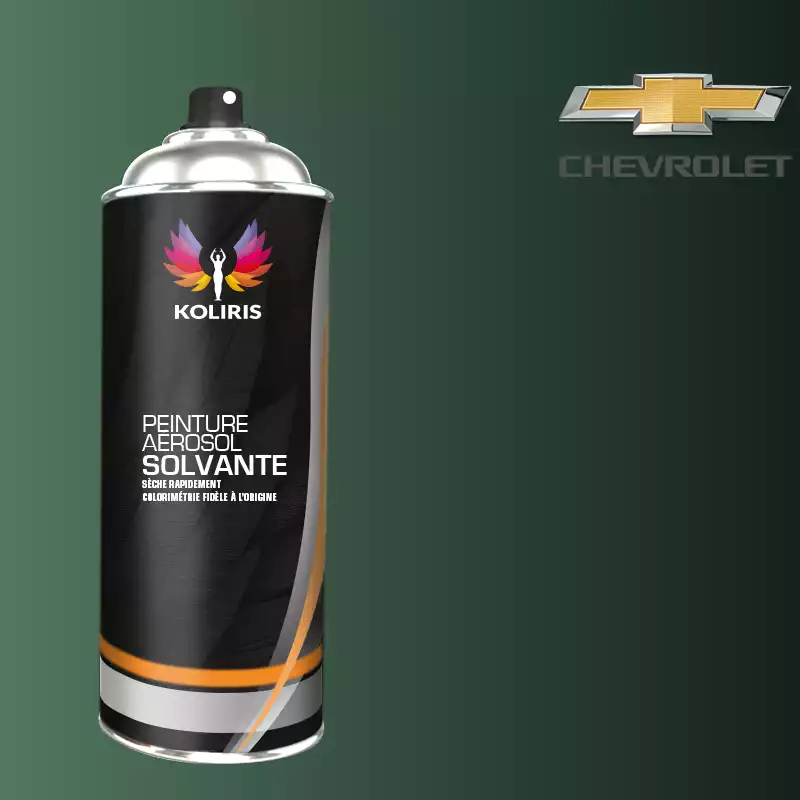 Bombe de peinture voiture solvant Chevrolet 400ml