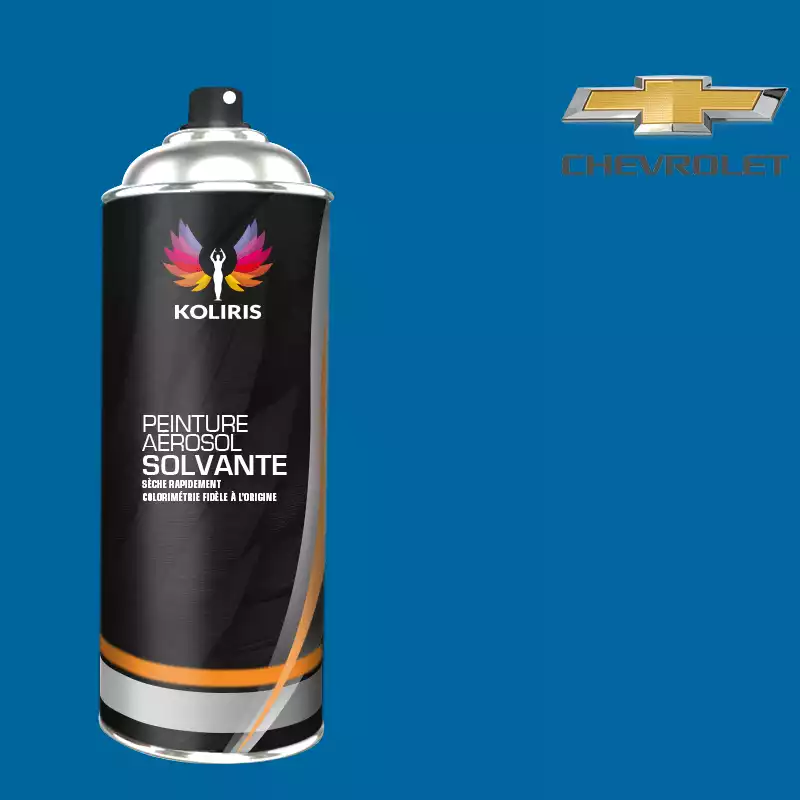 Bombe de peinture voiture solvant Chevrolet 400ml