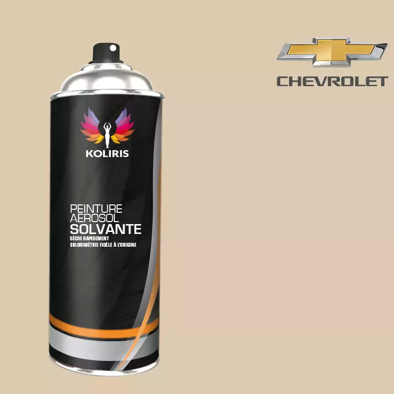 Bombe de peinture voiture solvant Chevrolet 400ml