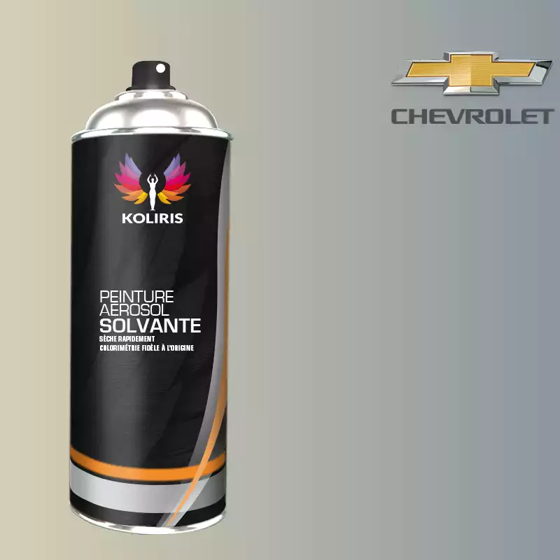 Bombe de peinture voiture solvant Chevrolet 400ml