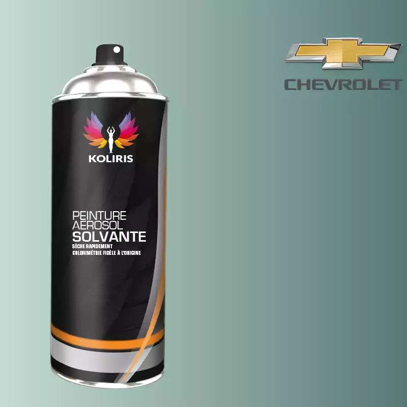 Bombe de peinture voiture solvant Chevrolet 400ml