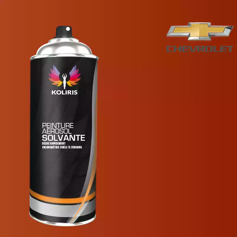 Bombe de peinture voiture solvant Chevrolet 400ml