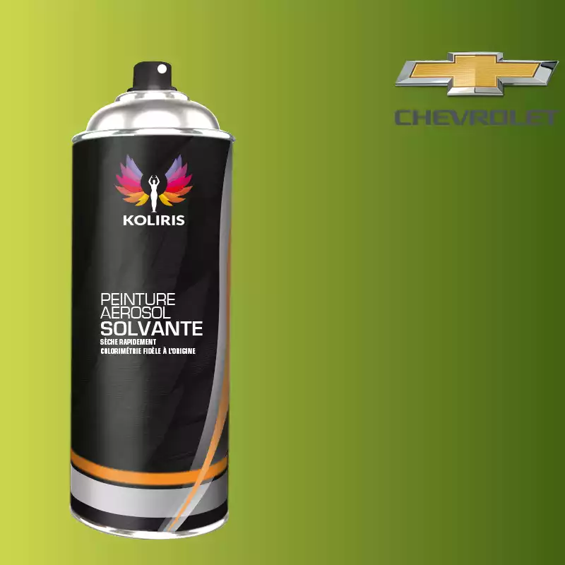 Bombe de peinture voiture solvant Chevrolet 400ml