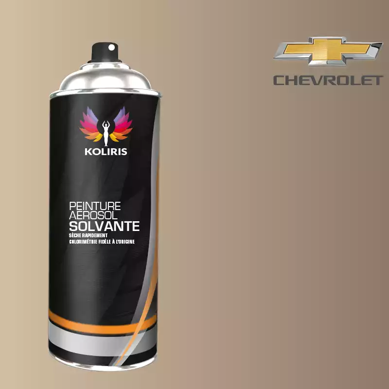 Bombe de peinture voiture solvant Chevrolet 400ml