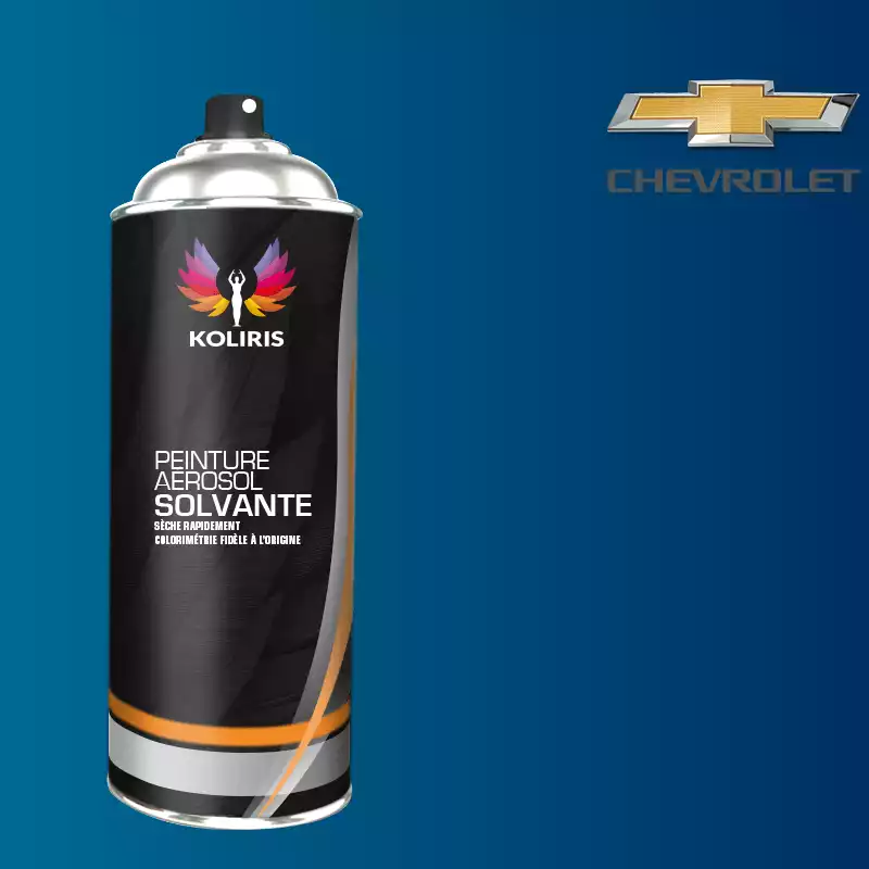 Bombe de peinture voiture solvant Chevrolet 400ml