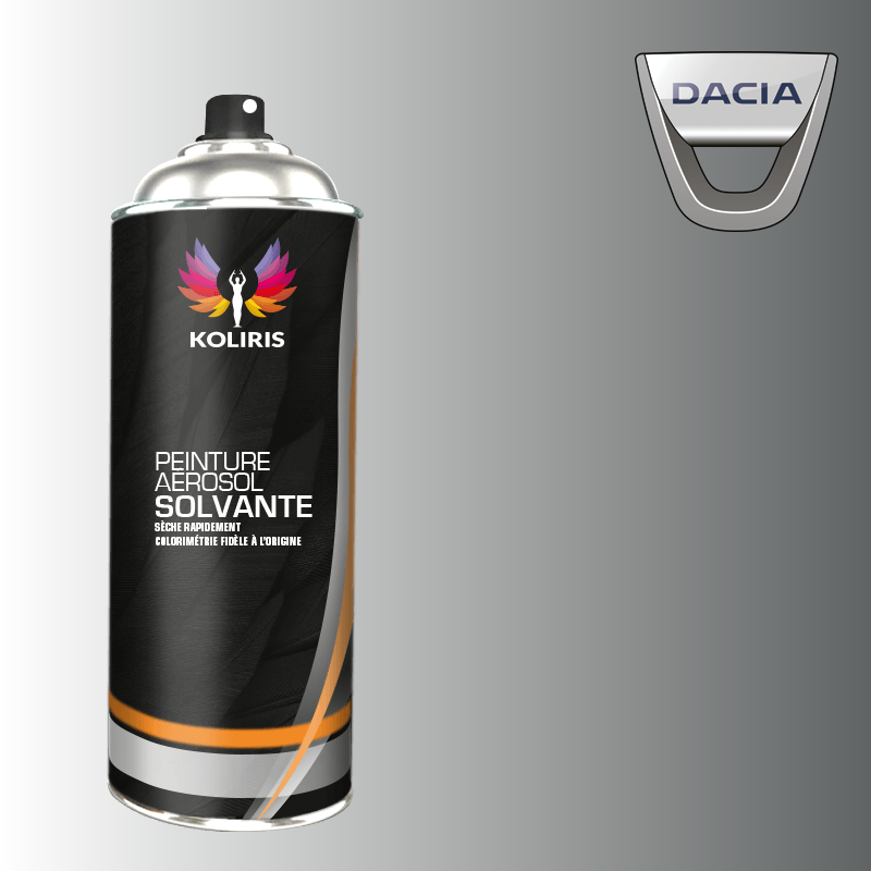 Bombe de peinture voiture solvant Dacia 400ml