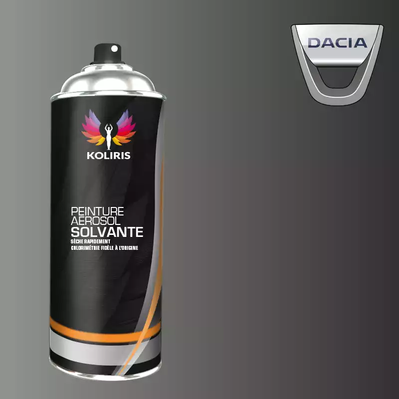 Bombe de peinture voiture solvant Dacia 400ml