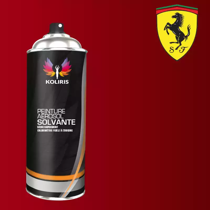 Bombe de peinture voiture solvant Ferrari 400ml