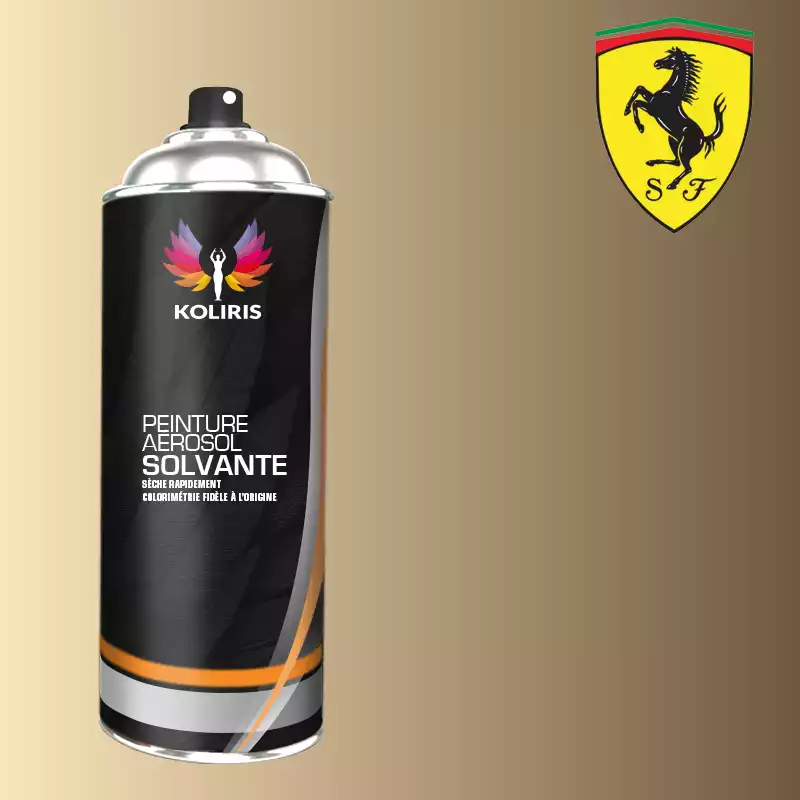 Bombe de peinture voiture solvant Ferrari 400ml