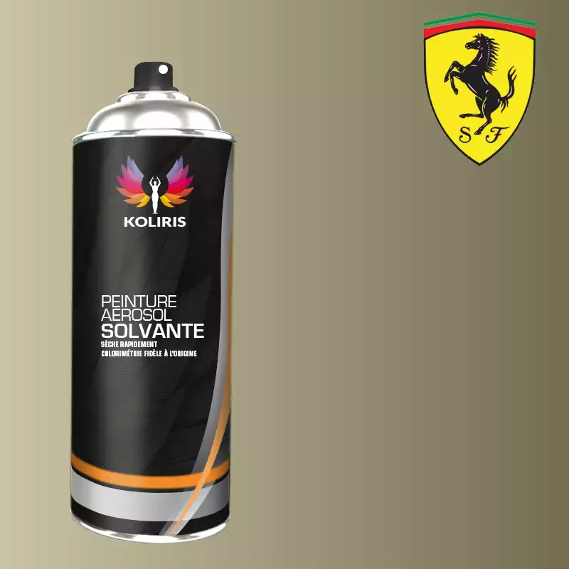 Bombe de peinture voiture solvant Ferrari 400ml