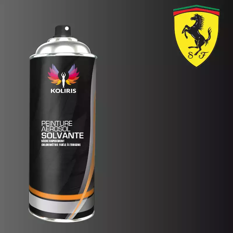 Bombe de peinture voiture solvant Ferrari 400ml