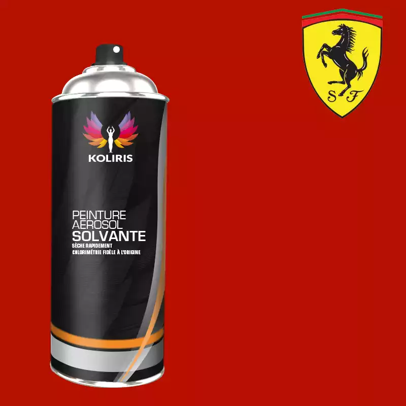 Bombe de peinture voiture solvant Ferrari 400ml