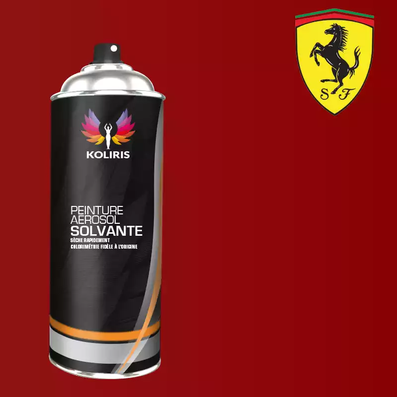 Bombe de peinture voiture solvant Ferrari 400ml