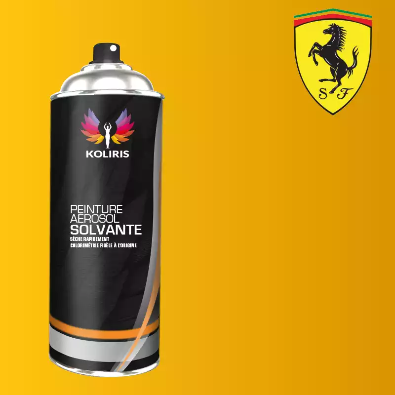 Bombe de peinture voiture solvant Ferrari 400ml